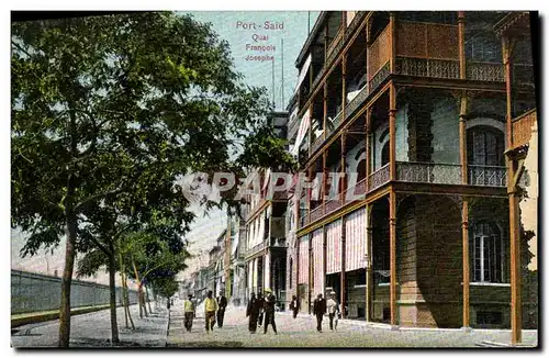 Cartes postales Port Said Quai Francois Joseph Egypte