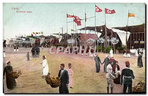 Cartes postales Egypte Solennite arabe