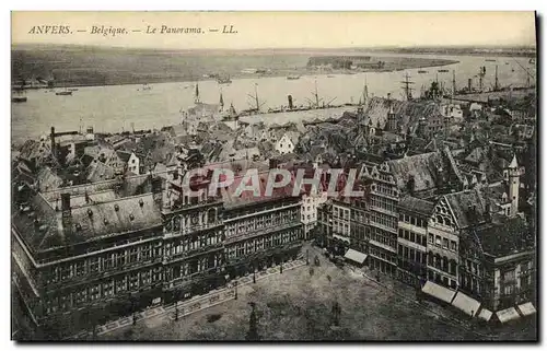 Cartes postales Anvers Belgique Le Panorama