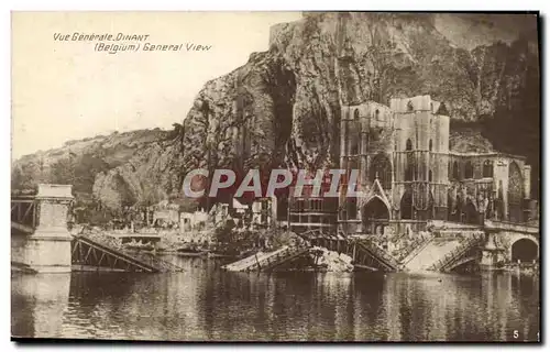 Cartes postales Vue Generale Dinant Militaria
