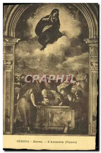 Cartes postales Verona Duomo L Assunta Tiziano