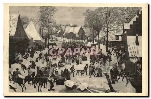 Cartes postales Breugel II dit d Enfer Le massacre des innocents