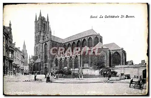 Cartes postales Gand La Cathedrale St Bauon