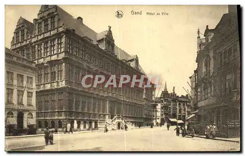 Cartes postales Gand Hotel de Ville Gand