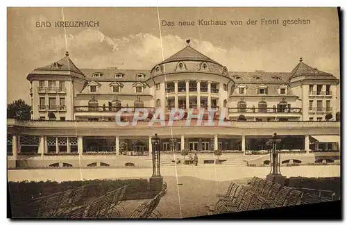 Cartes postales Bad Kreuznach Das neue Kurhaus Von der Front Gesehen