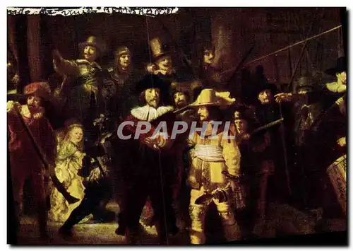 Ansichtskarte AK Rijksmuseum Amsterdam Rembrandt La ronde de nuit