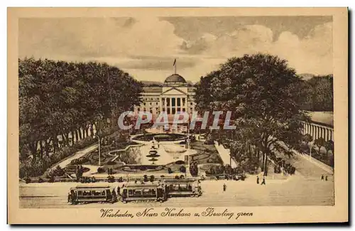 Cartes postales Wiesbaden Neues Kurhaus Bowling green