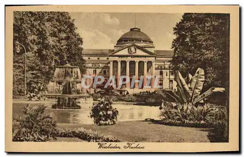 Cartes postales Wiesbaden kurhaus