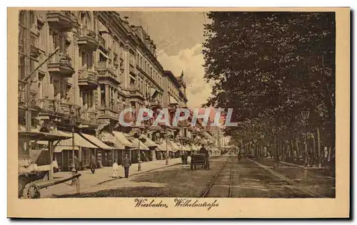 Cartes postales Wiesbaden Wilhelmstrasse