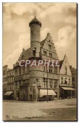 Cartes postales Gand Maison des Tisserans