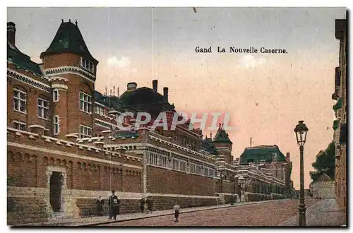 Cartes postales Gand La Nouvelle Caserne Militaria