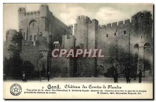 Cartes postales Gand Chateau des Comtes de Flandre