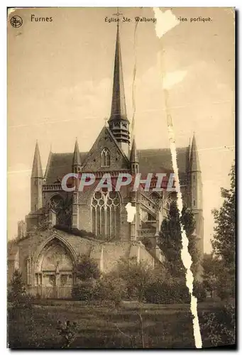 Cartes postales Furnes Eglise Ste Waiburg