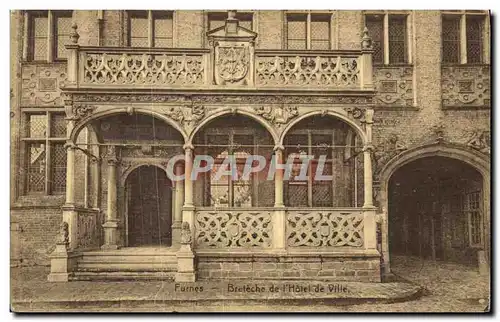 Cartes postales Furnes Breteche de L Hotel de Ville