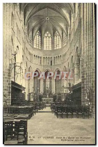 Cartes postales Furnes Coeur de L Eglise Ste Walburge