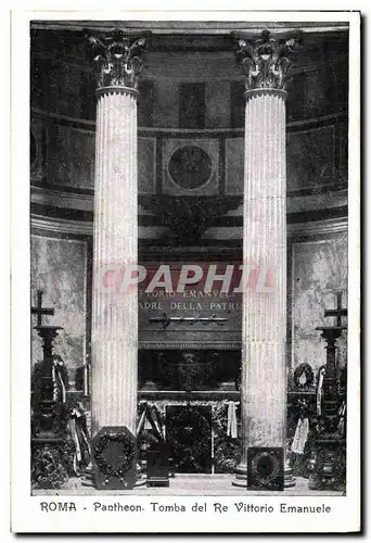 Cartes postales Roma Pantheon Tomba del Re Vittorio Emanuele