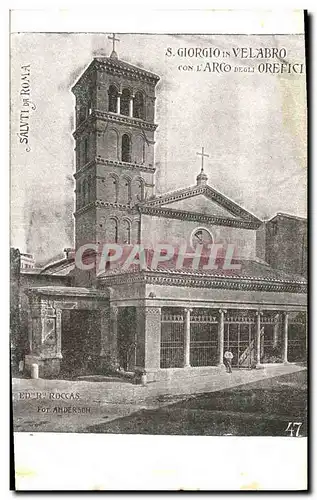 Cartes postales Giorgio in Velabro con L Arco degli Oredici Roma