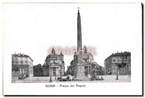 Cartes postales Roma Plazza del Popolo