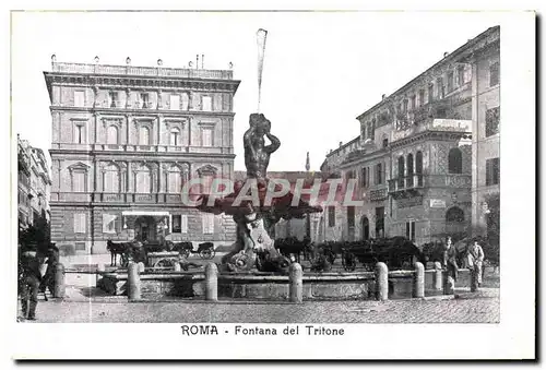 Cartes postales Roma Fontana del Tritone