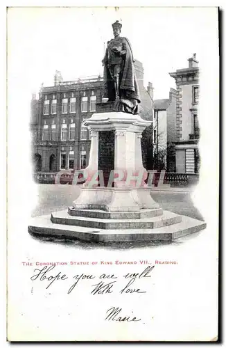 Cartes postales The Coronation Statue of King Edward VII Reading