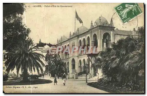 Cartes postales Alger Palais d Ete du Gouverneur