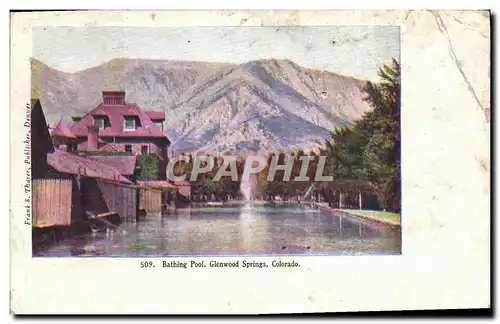 Ansichtskarte AK Bathing Pool Glenwood Springs Colorado