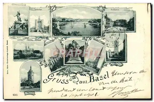 Cartes postales Gruss aus Basel