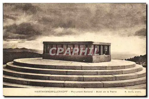 Cartes postales Hartmannswillerkopf Monument National Autel de la Patrie