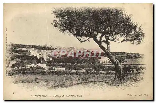 Cartes postales Carthage Village de Sidi Bou Said