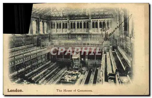 Cartes postales London The House of Commons