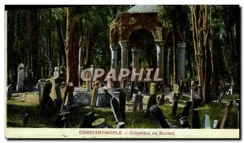 Cartes postales Constantinople Cimetiere de Scutari Turquie