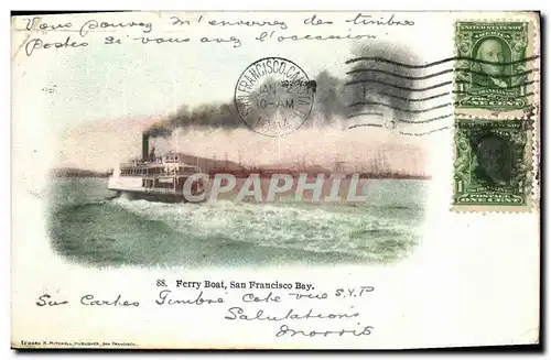 Cartes postales Ferry Boat San Francisco Bay