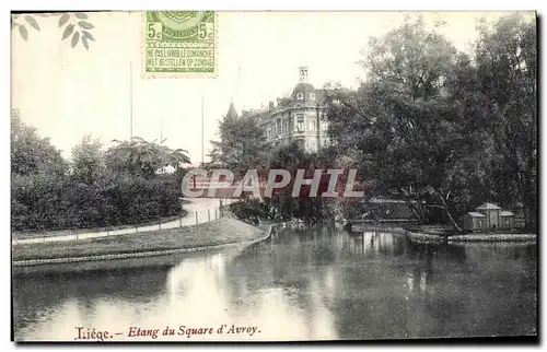 Cartes postales Liege Etang du Square d Avroy