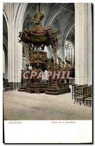 Cartes postales Anvers Chaire de le Cathedrale