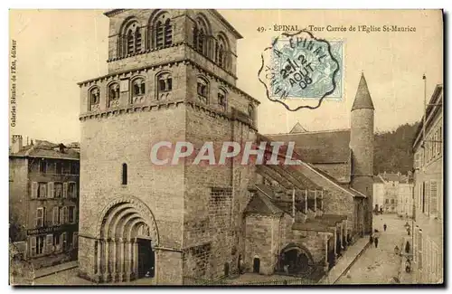 Cartes postales Epinal Tour Carree de L Eglise St Maurice