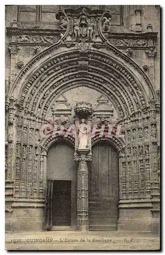 Cartes postales Guingamp L Entree de la Basilique