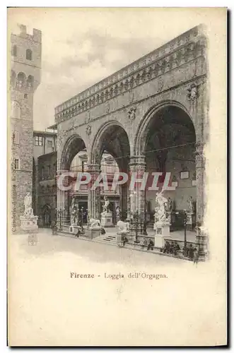 Ansichtskarte AK Firenze Loggia dell Orgagna