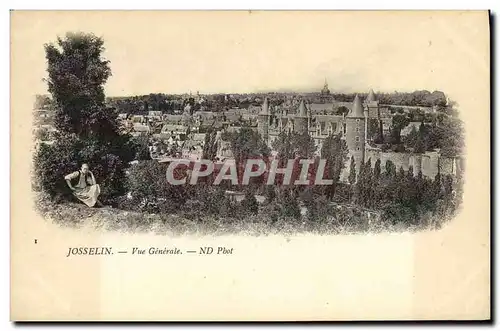 Cartes postales Josselin Vue Generale