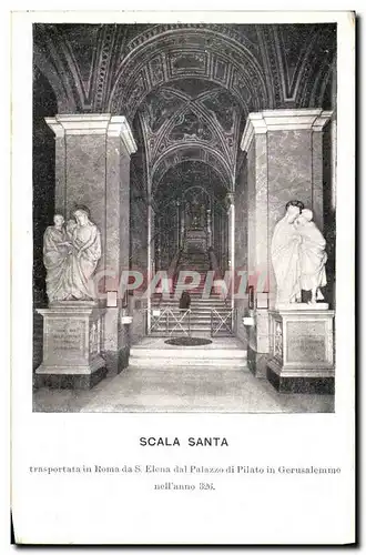 Cartes postales Scala Santa