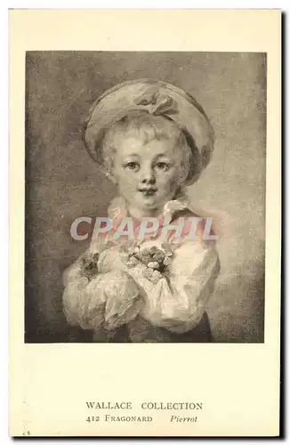 Ansichtskarte AK Wallace Collection Fragonard Pierrot