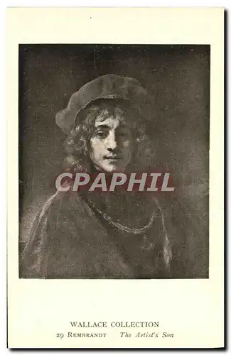 Ansichtskarte AK Wallace Collection Rembrandt the artist s son