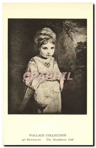 Cartes postales Wallace Collection Reynolds The Strawberry girl