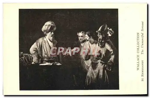 Cartes postales Wallace Collection Reynolds The ummerciful servant