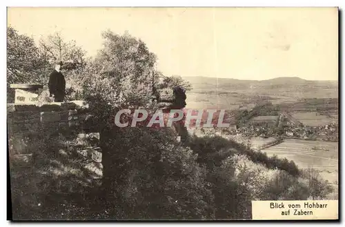 Cartes postales Blick Vom Hohbarr Auf Zabern