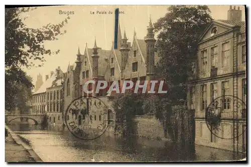 Cartes postales Bruges Le Palais