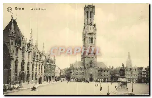 Cartes postales Bruges La Grand Place