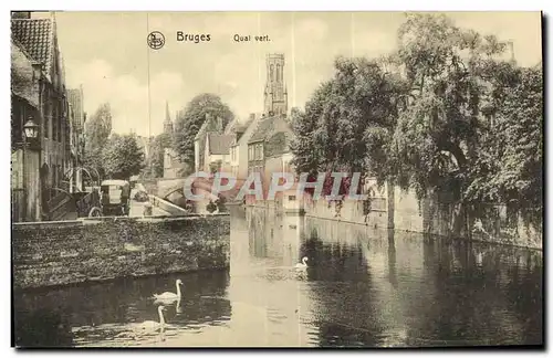 Cartes postales Bruges Qual Vert