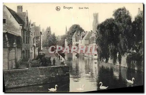 Cartes postales Bruges Qual Vert