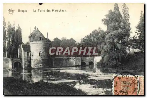 Ansichtskarte AK Bruges La Porte des Marechaux