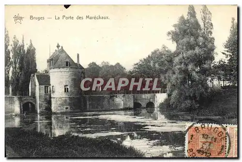 Cartes postales Bruges La Porte des Marechaux